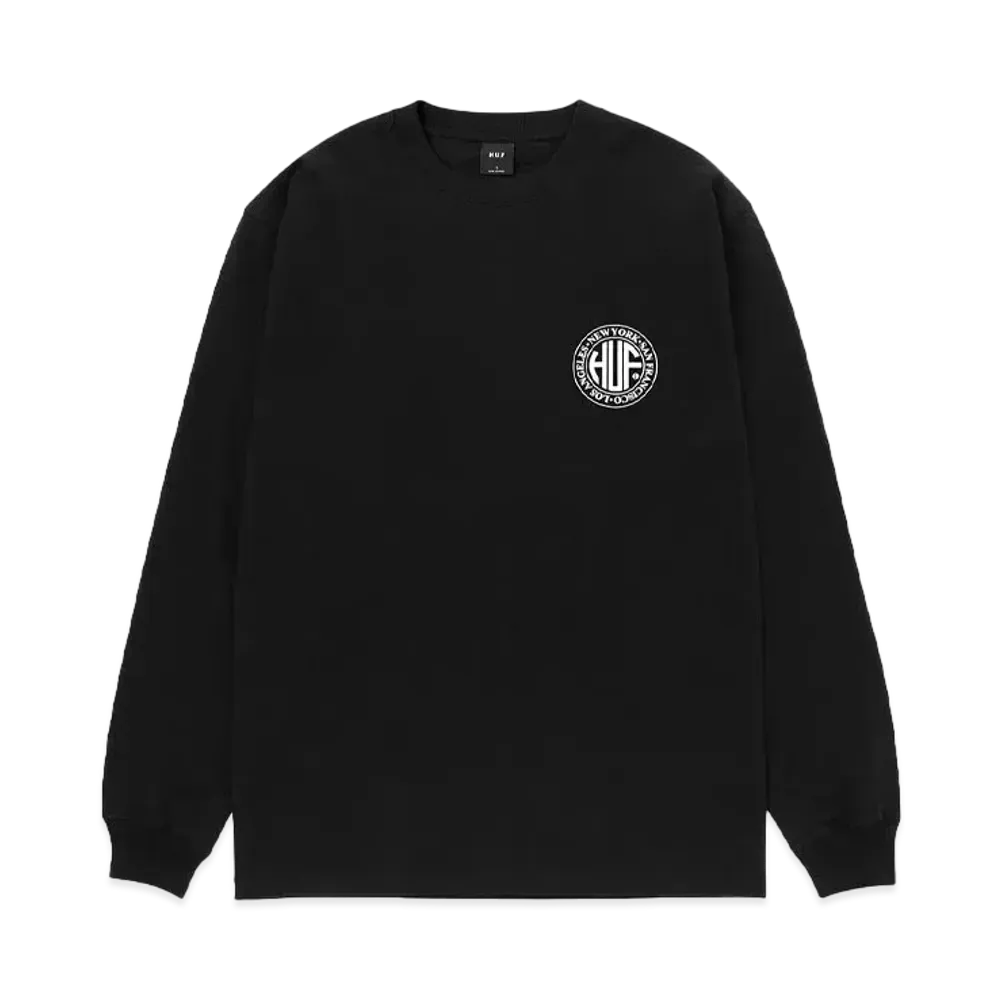 HUF Regional LS Tee "Black"