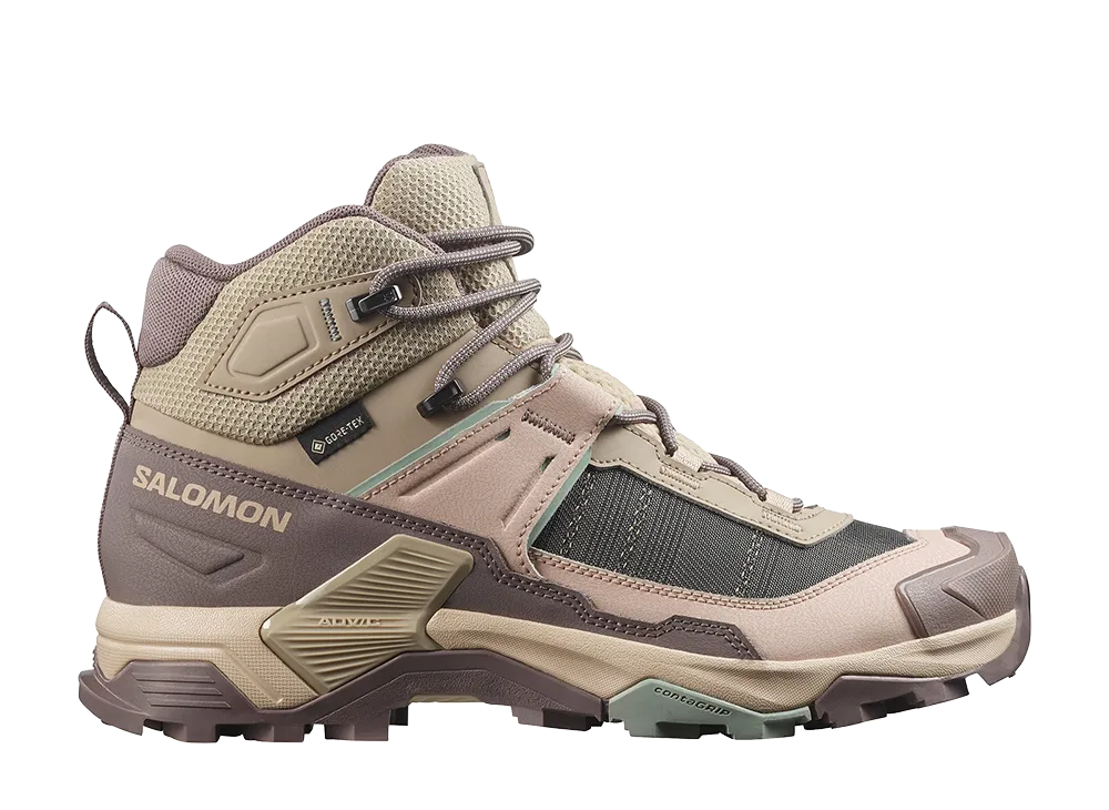 Salomon Women's X Ultra 5 Mid GORE-TEX "Iron/Desert Tan"