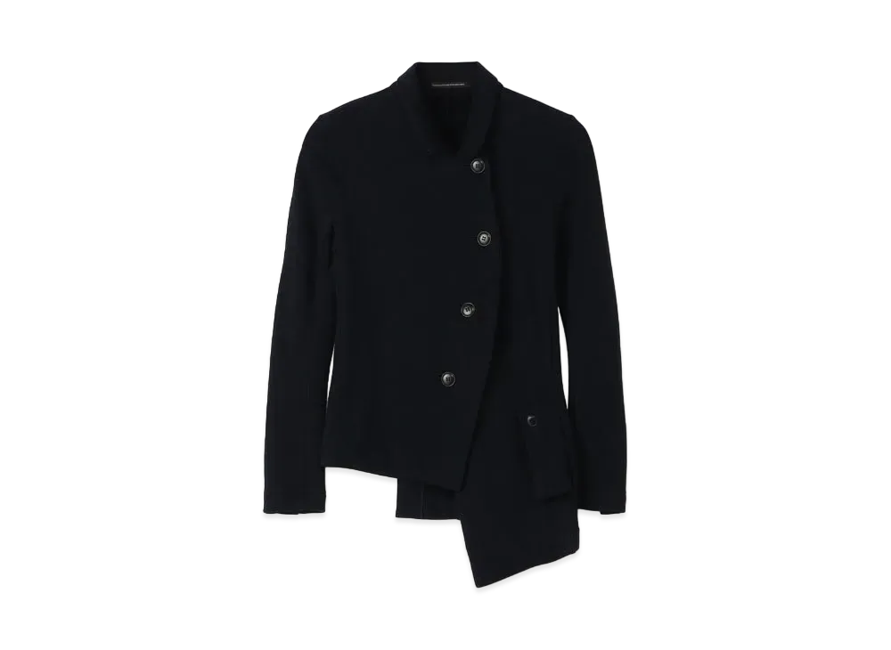 Yohji Yamamoto Y's 50/-x30/2 FLEECE POCKET ASSYME JACKET "Navy"