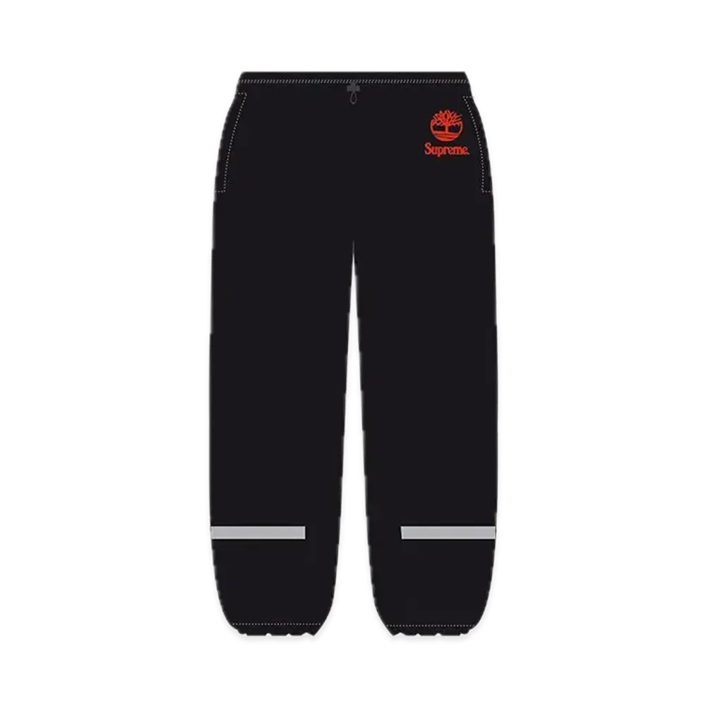Supreme x Timberland Reflective Taping Track Pant "Black"