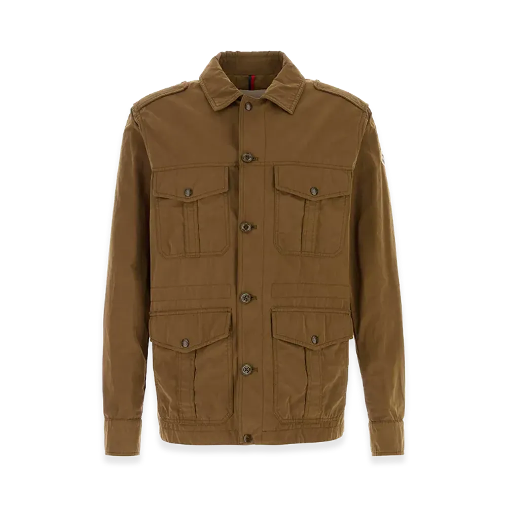 MONCLER Biscuit Cotton Blend Amnicon Jacket "Camel"
