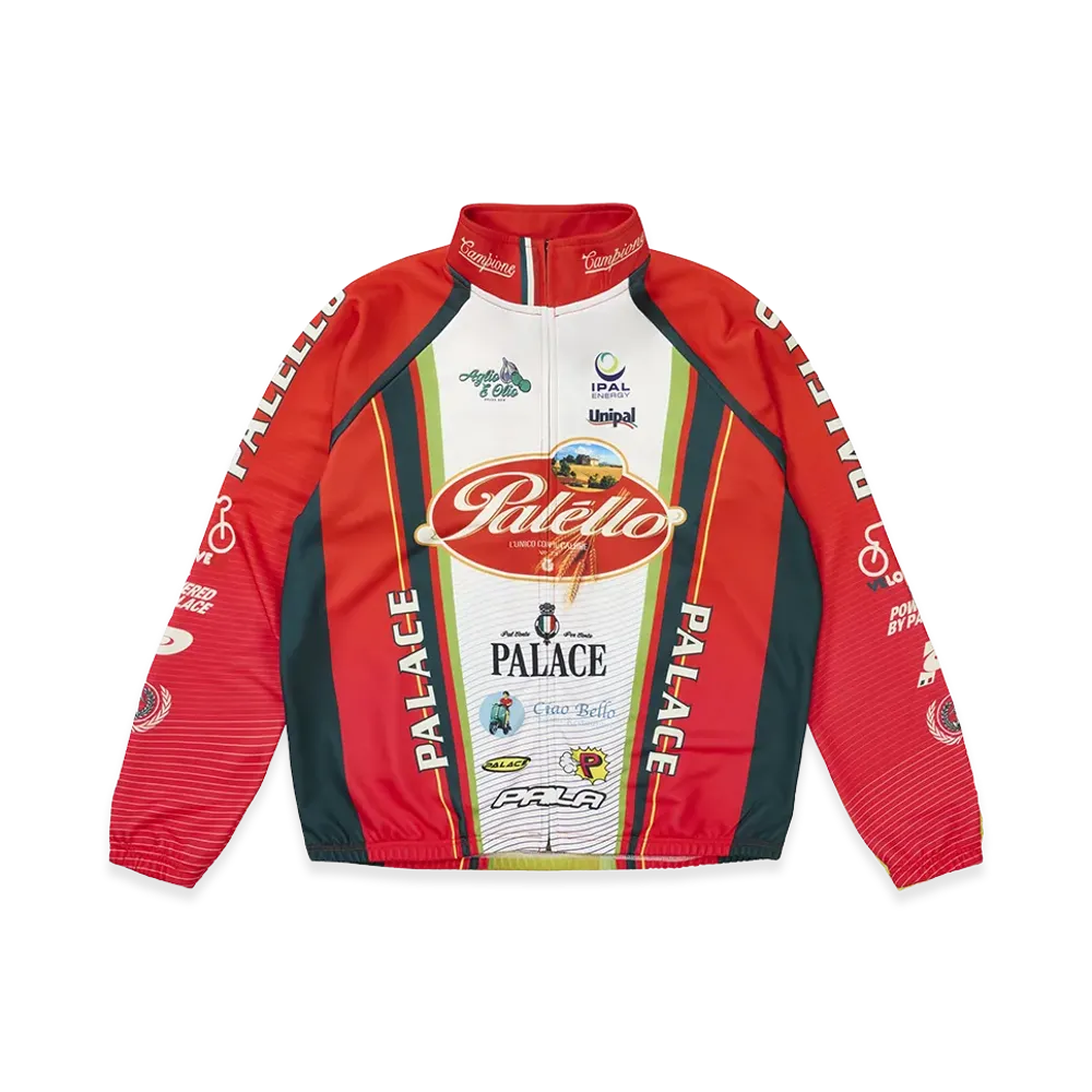 PALACE Palello Cycling Zip Jacket "Red"