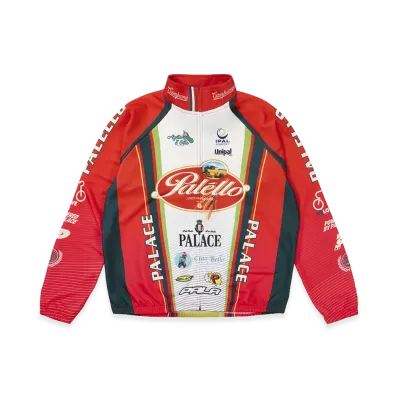 PALACE Palello Cycling Zip Jacket "Red"