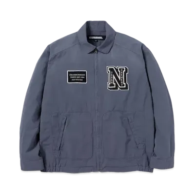 NEIGHBORHOOD Washed Zip Work Jacket "Gray"