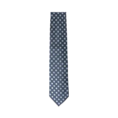 BEAMS Silk Pattern Tie "Blue"