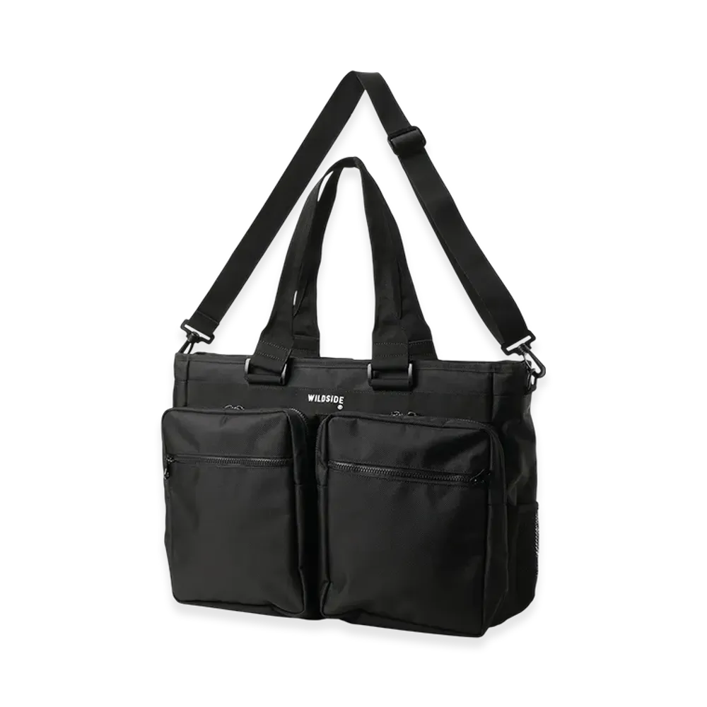 WILDSIDE YOHJI YAMAMOTO 2Way Tote Bag "Black"