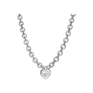 Tiffany & Co. Return to Tiffany Full Heart Toggle Necklace "Silver"