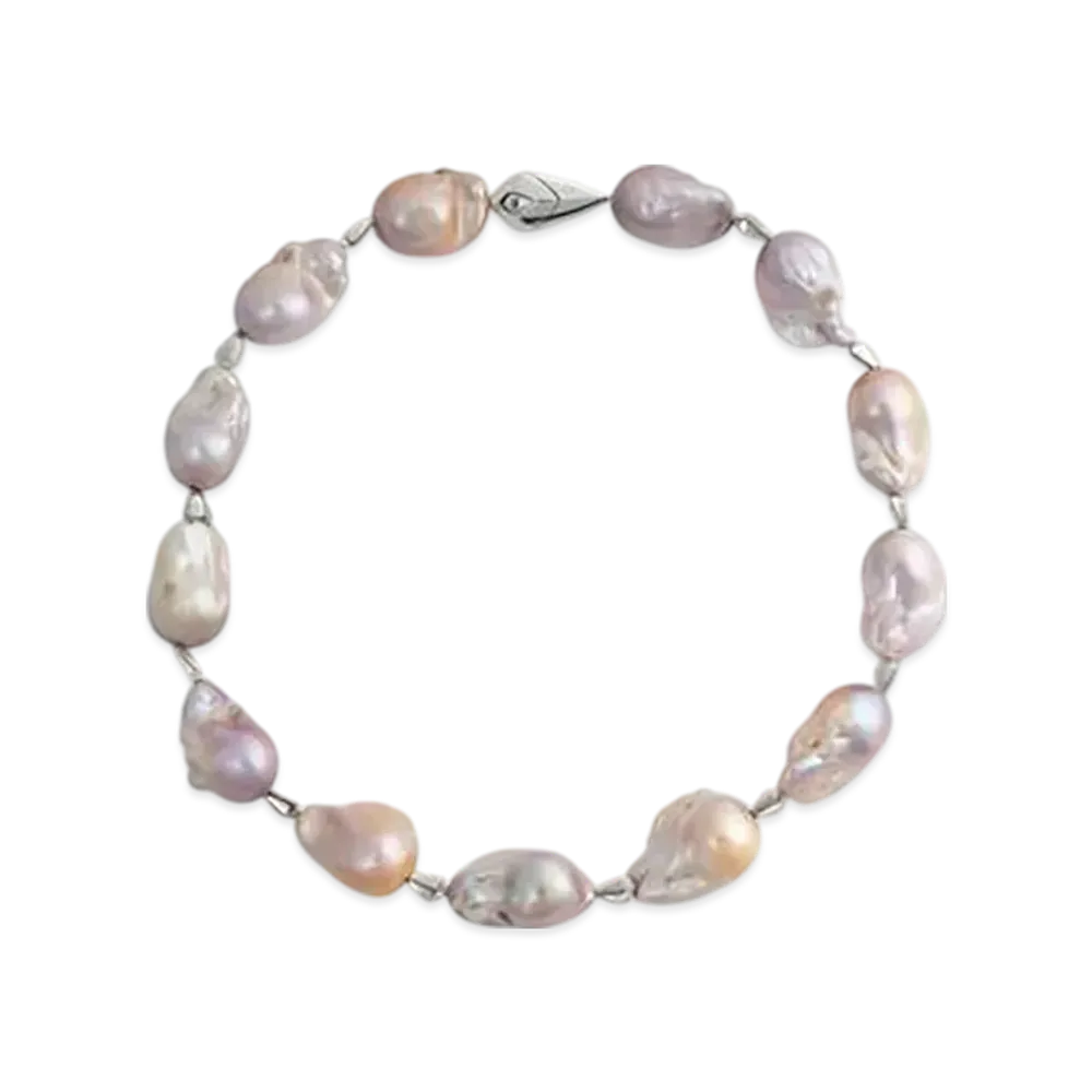 Bottega Veneta Pearl Necklace "Natural Pink"