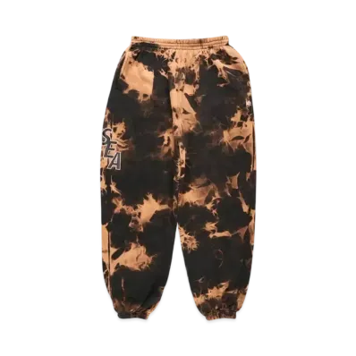 SAINT MXXXXXX x WIND AND SEA S_E_A Bleached Sweat Pants "Black Bleach"
