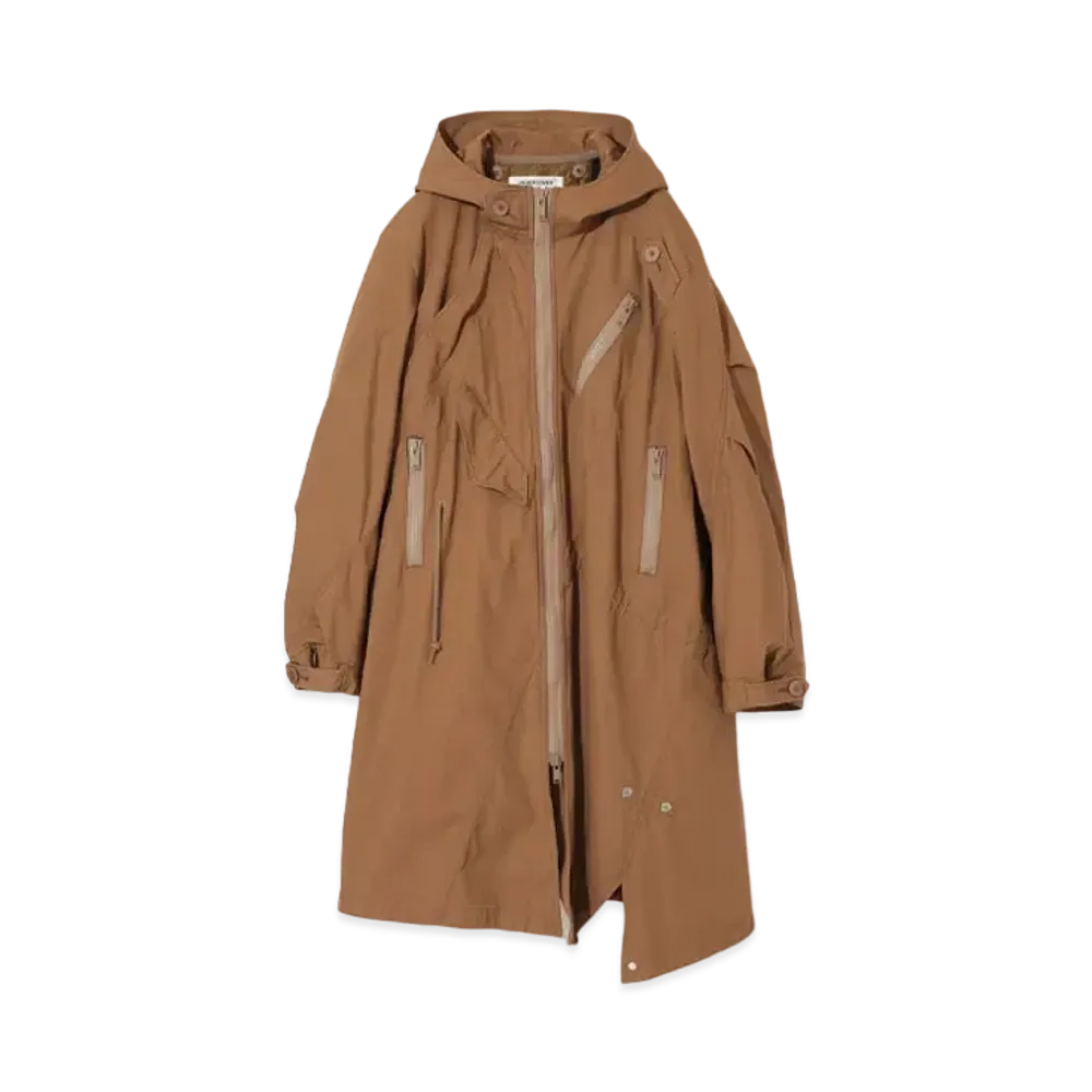 UNDERCOVER Cotton Mods Coat "Brown Beige"