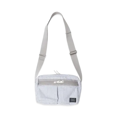 COMME des GARCONS HOMME Porter Cotton Check Shoulder Bag "White"