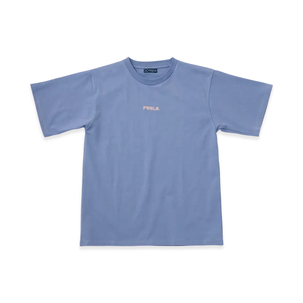 FEELS. Separated Cross Logo T-Shirt "Lavender Blue"