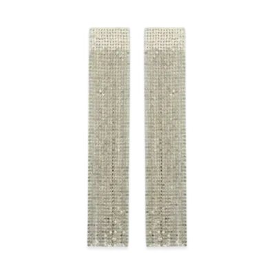 Jil Sander Earrings "Silver Crystal"