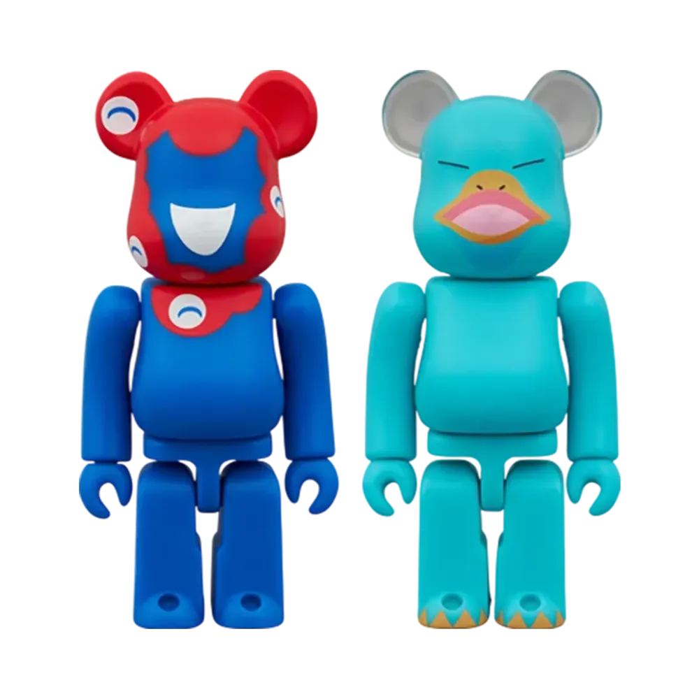 MEDICOM TOY "BEARBRICK" Myak Myak & Iko-Chan 2 Pcs Set