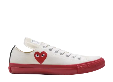 PLAY COMME des GARCONS × Converse Chuck Taylor Low "White"