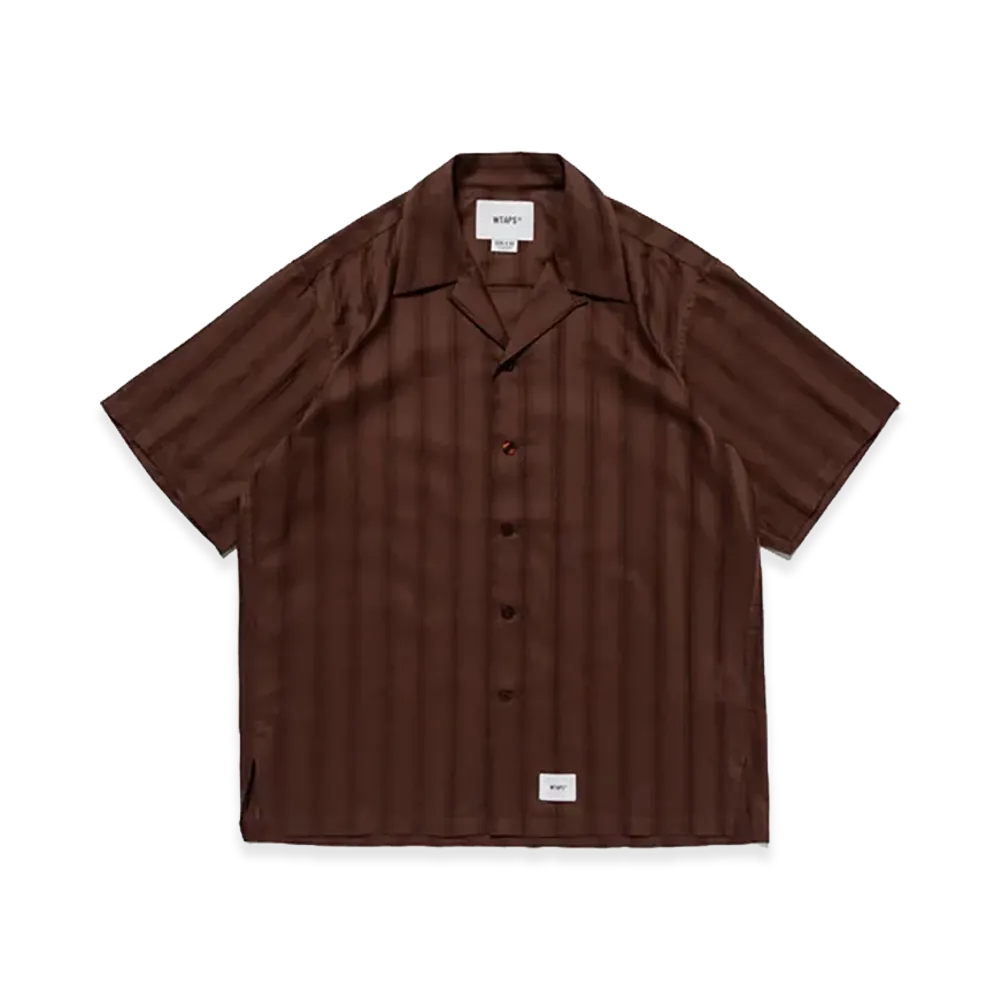 WTAPS Frio 02 / SS / Cotton. Leno Cloth. Textile "Brown"