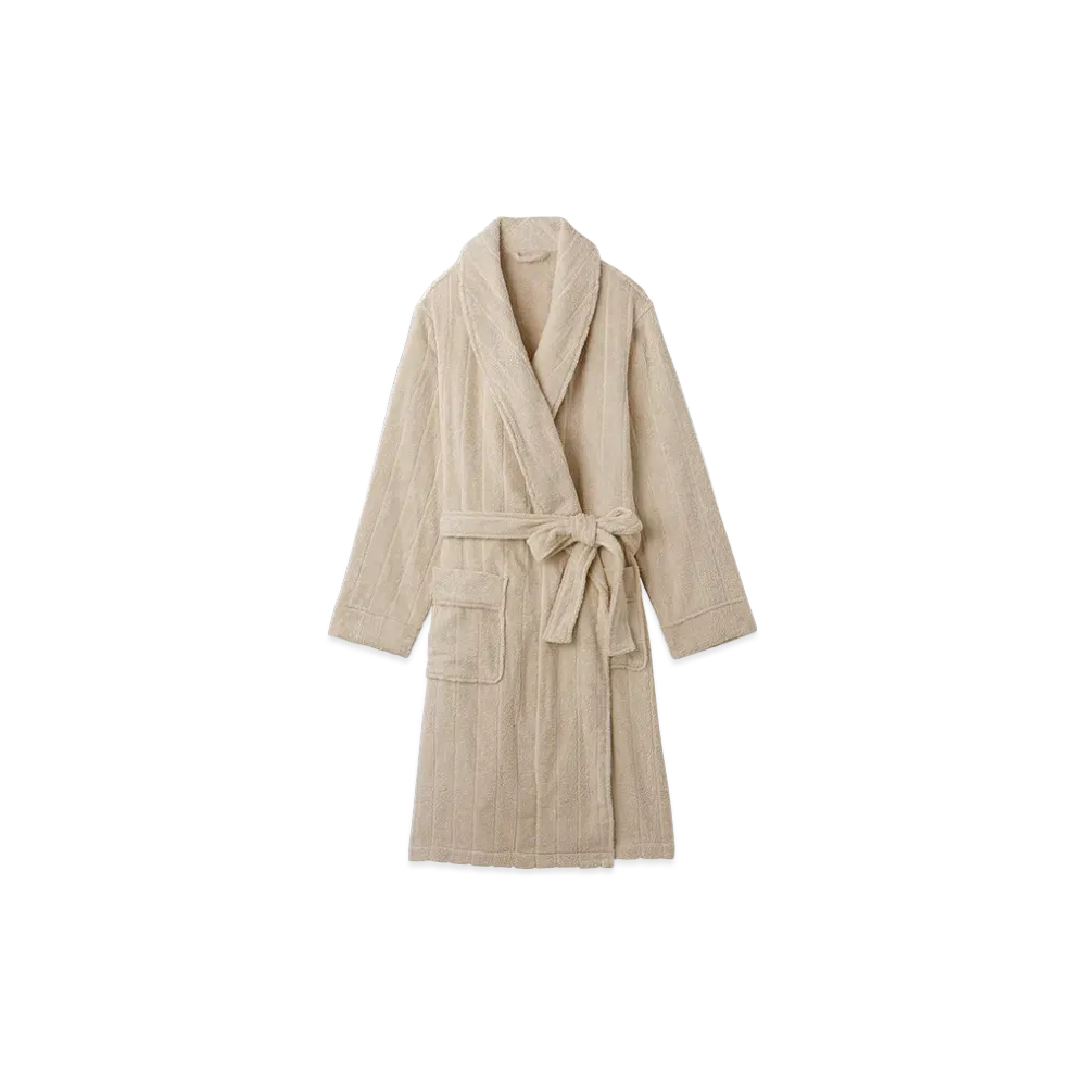 GELATO PIQUE Unisex Towel Robe "Beige"