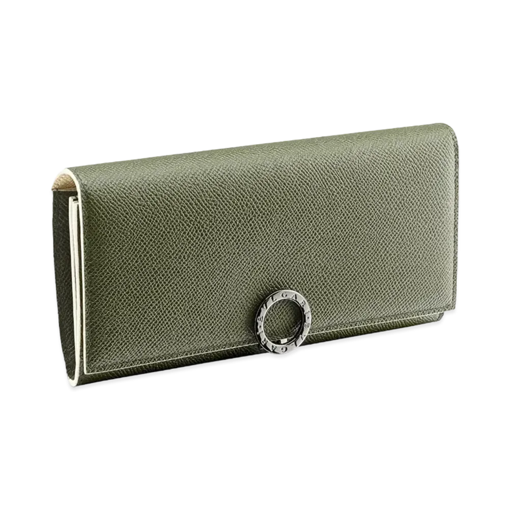BVLGARI Clip Large Wallet "Green"