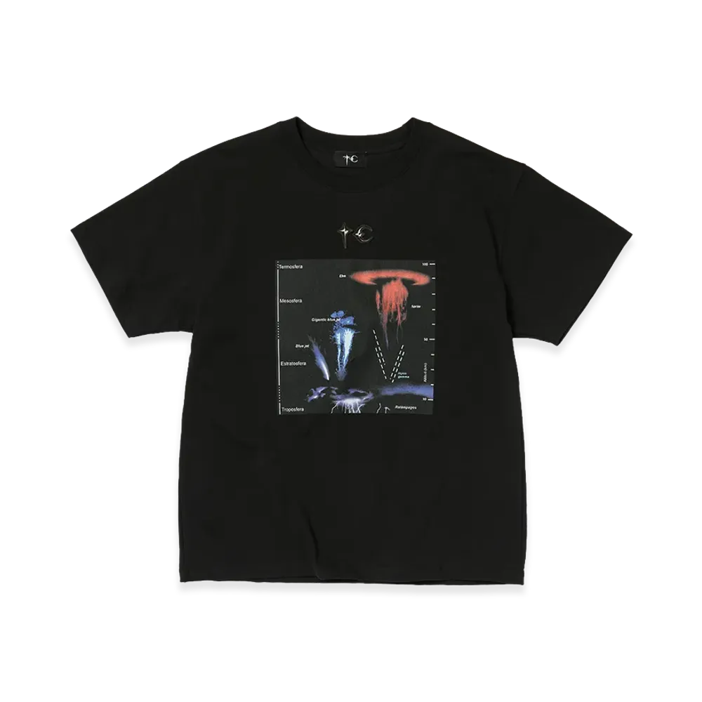 THUG CLUB Lightning Hierarchy T-Shirt "Black"