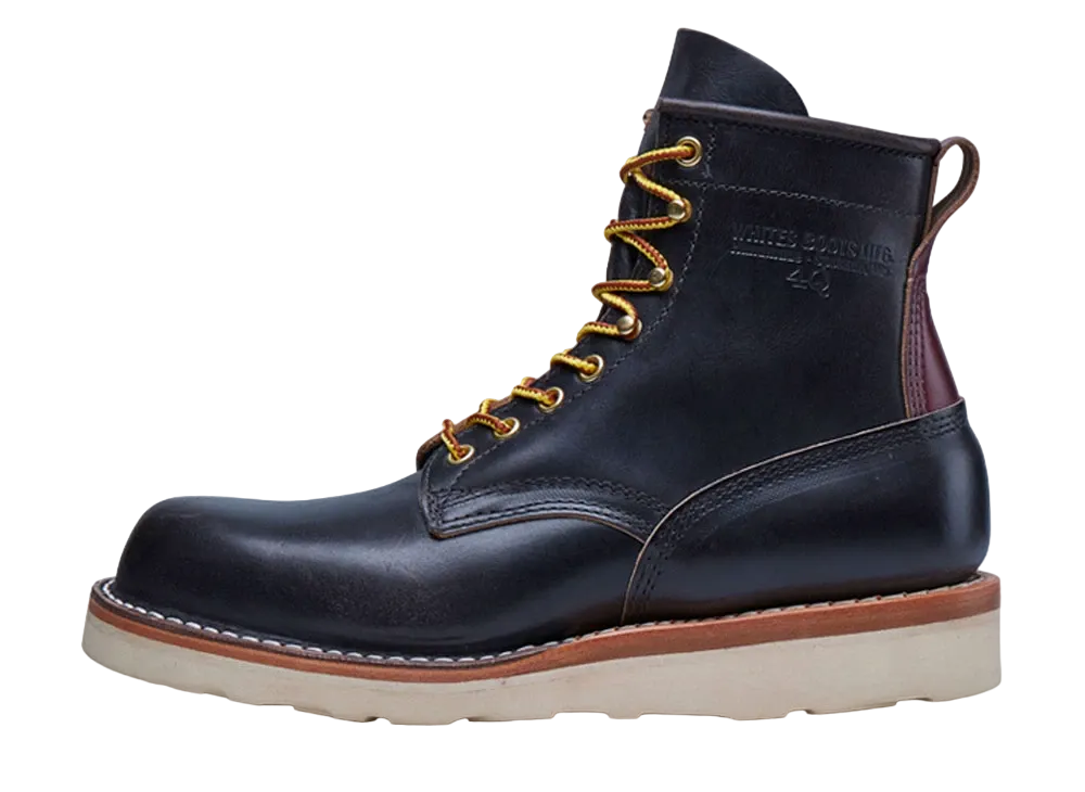 ホワイツブーツ ホワイツ 4Q フォアマン ブラッククロムエクセル #8バーガディクロムエクセル #610 E "ブラックCX" 5966250001018 ビブラム #4014