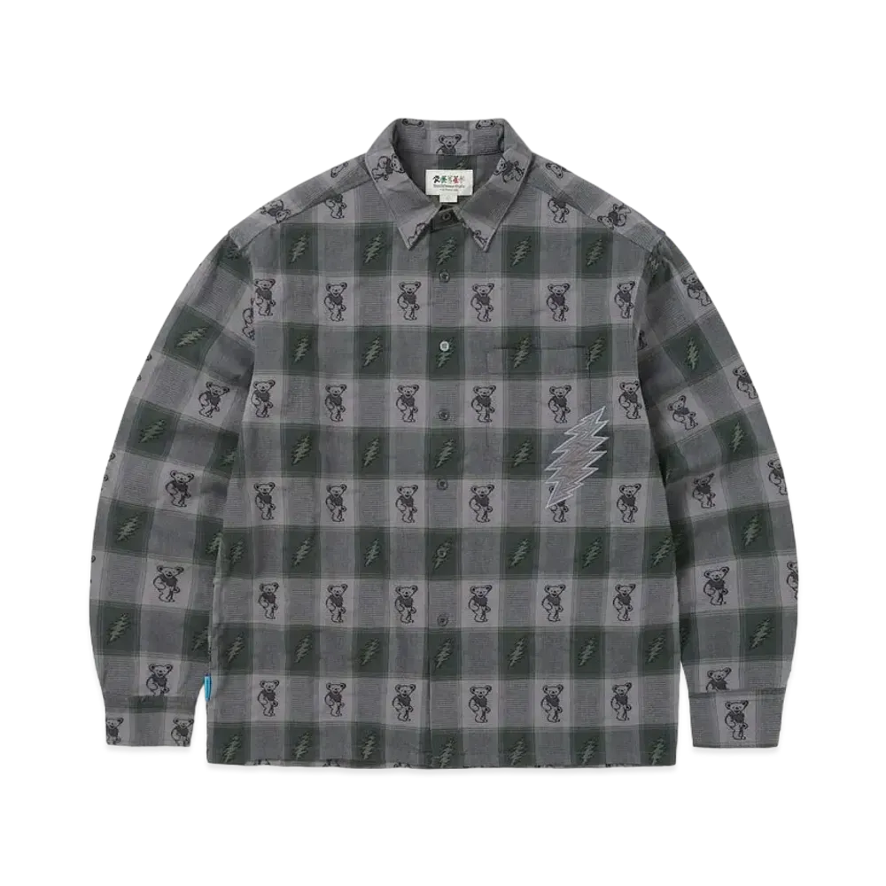 thisisneverthat GD Lightning Jacquard Shirt "Purple"