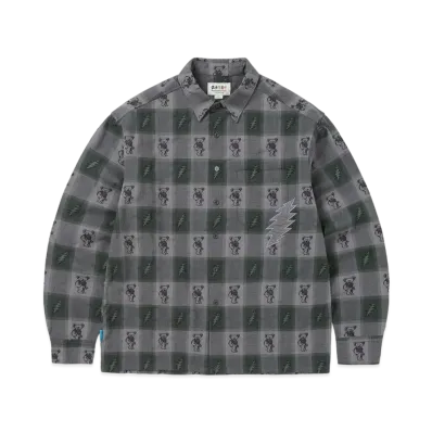 thisisneverthat GD Lightning Jacquard Shirt "Purple"
