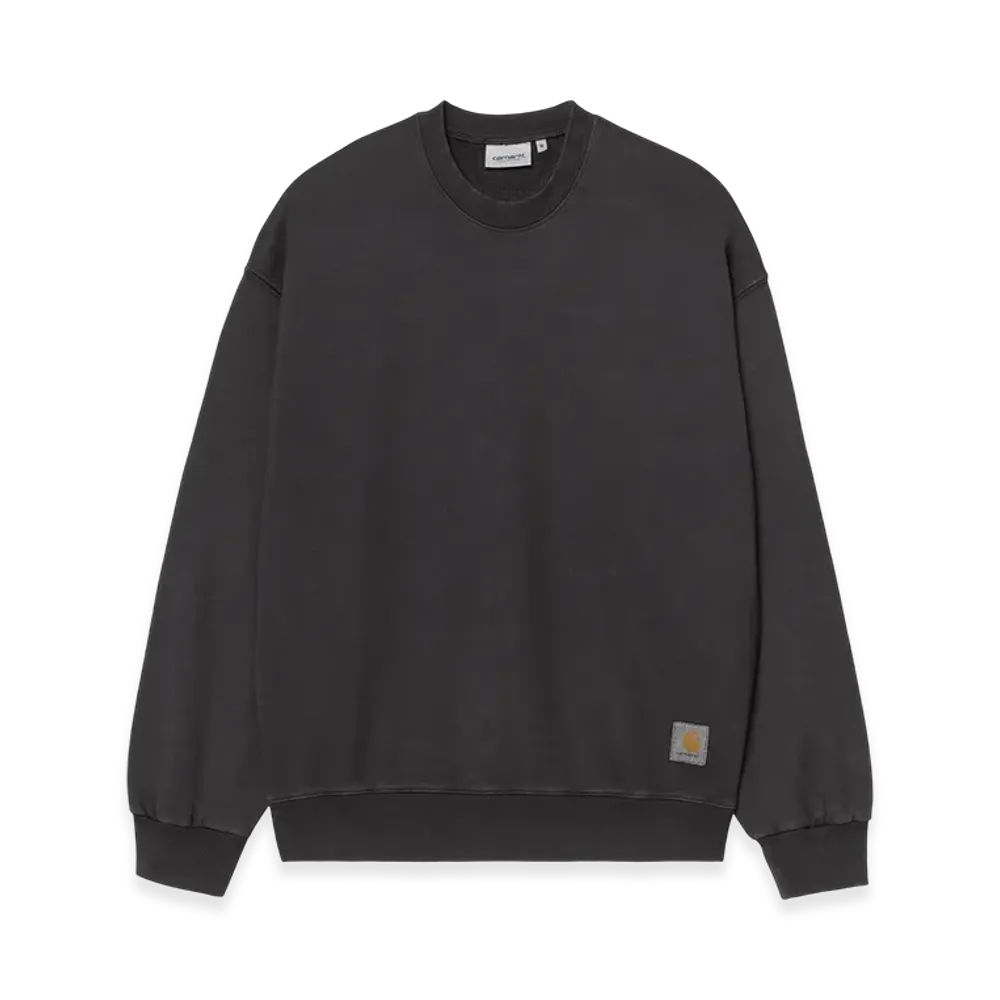 Carhartt WIP Hudson Sweat "Black(Chalk Wash)"