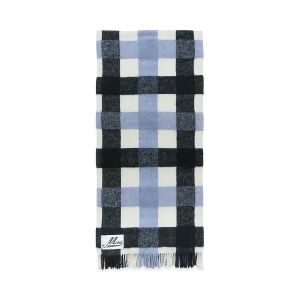 Marni Wool and Alpaca Throw "Blue Lilac"