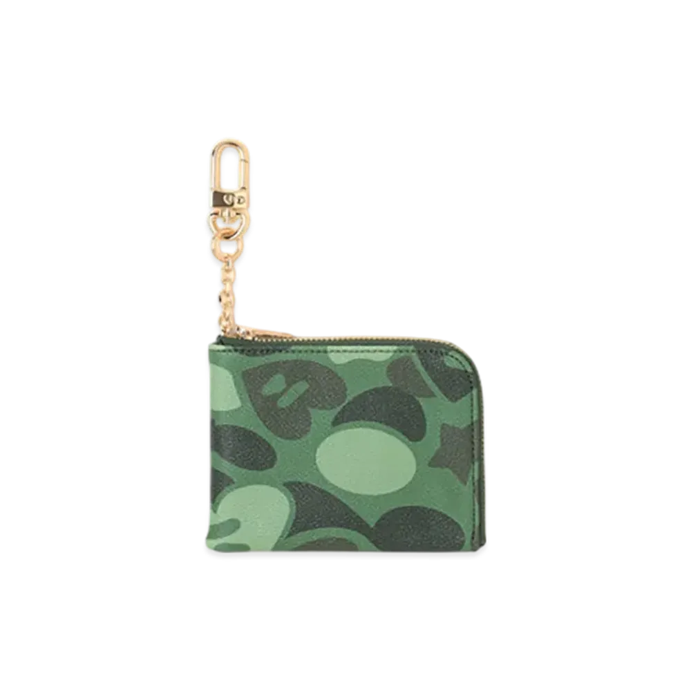A BATHING APE APEE Camo Wallet #1 "Green"