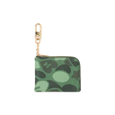A BATHING APE APEE Camo Wallet #1 "Green"