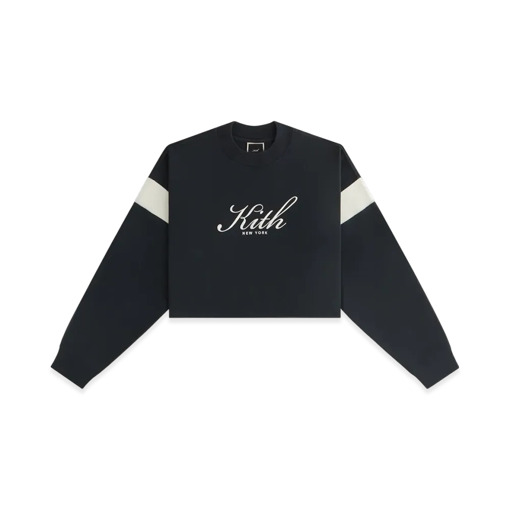 Kith Women Jasper Script Long Sleeve "Black"