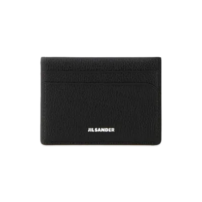 Jil Sander Leather Card Holder "Black"
