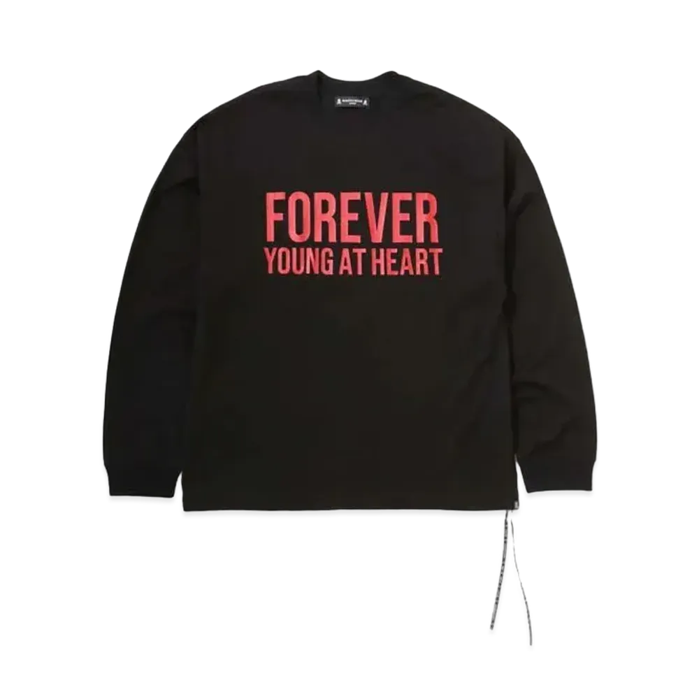 mastermind JAPAN Boxy Fyah LS Tee "Black"
