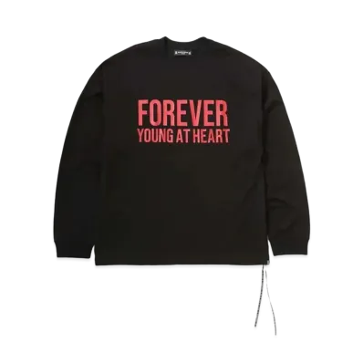 mastermind JAPAN Boxy Fyah LS Tee "Black"