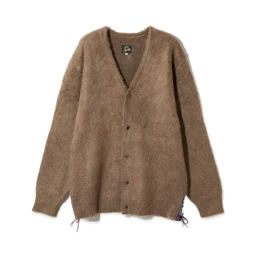 NEEDLES EP Mohair Cardigan-Solid "Brown"