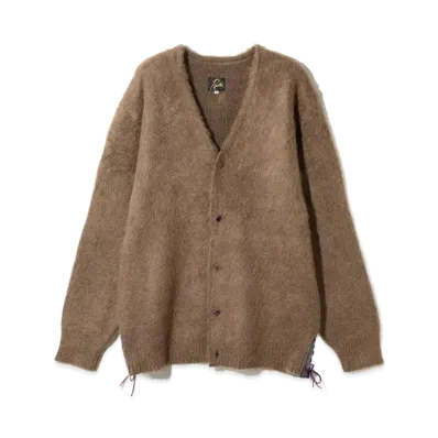 NEEDLES EP Mohair Cardigan-Solid "Brown"