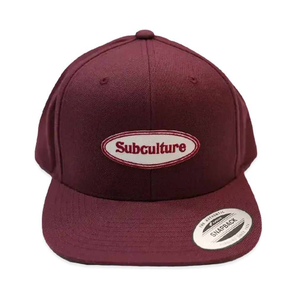 SubCulture Snapbackcap "Burgundy"
