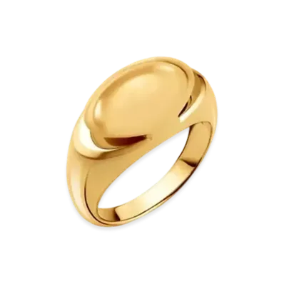 BVLGARI Bulgari Cabochon Ring "Yellow Gold"