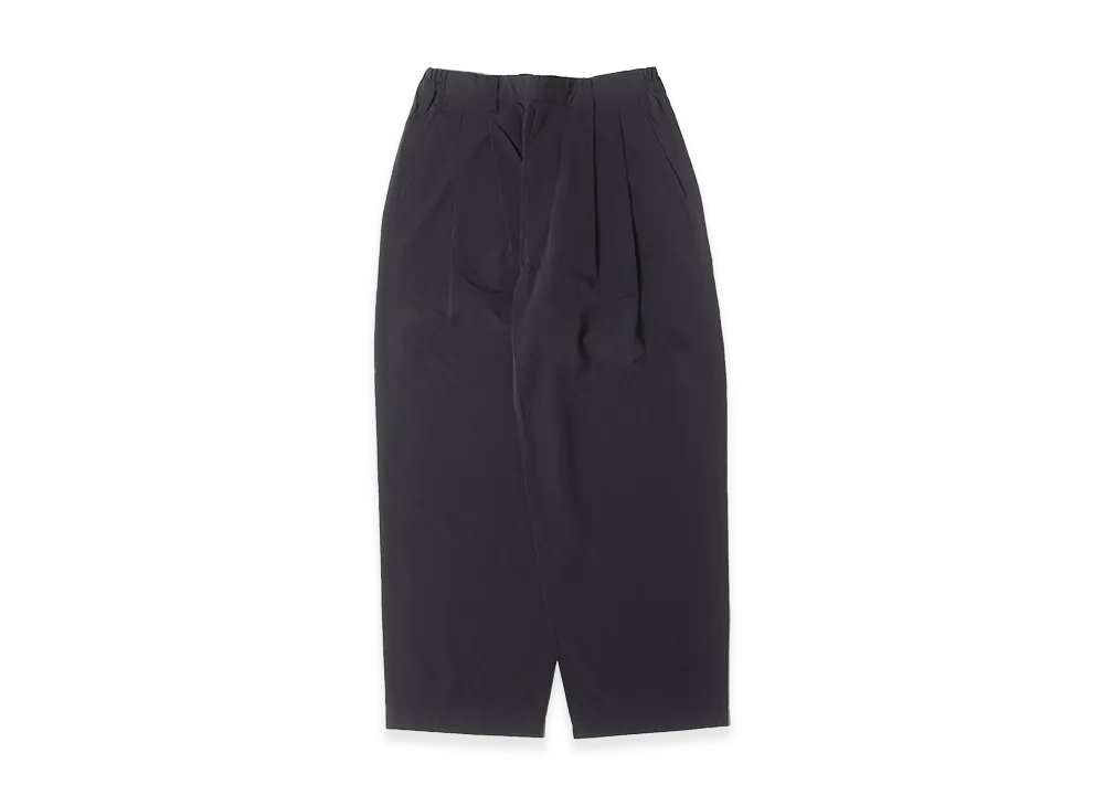 ssstein Windproof Nylon Wide Easy Trousers "Black"