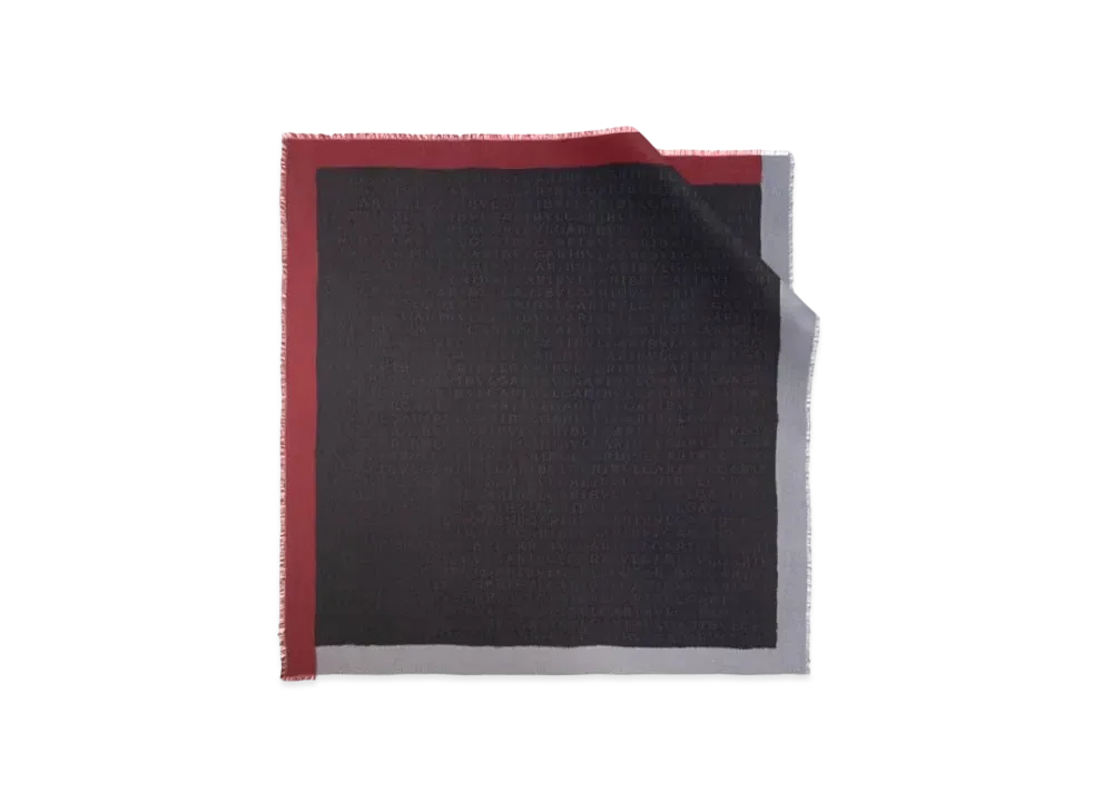 BVLGARI Logomania Scarf "Black"