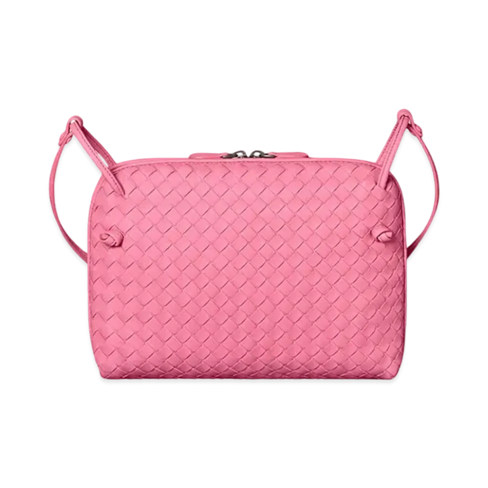 Bottega Veneta Wo Wool/Silk Shoulder Bag "Pink"