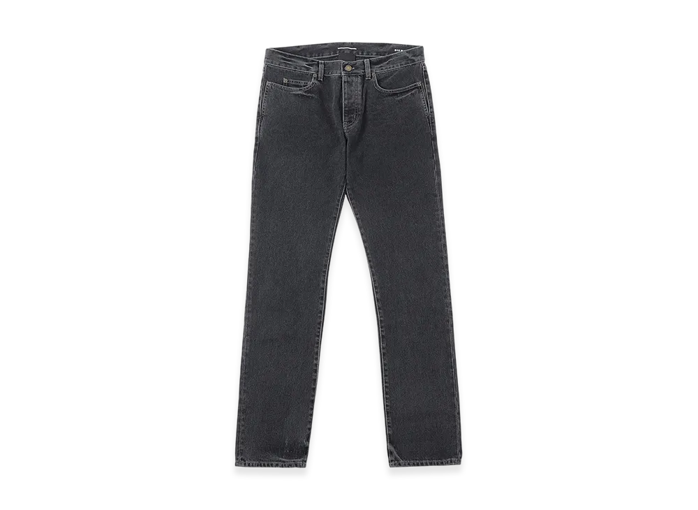 Saint Laurent Button-Fly Jeans "Darkblueblack"