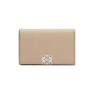 LOEWE Anagram Business Card Holder "Sand"