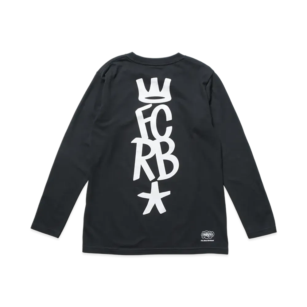 F.C.Real Bristol x Eric Haze For Kids Emblem L/S Tee "Black"