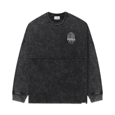 A BATHING APE Bape Black Embroidery Long Tee "Black"