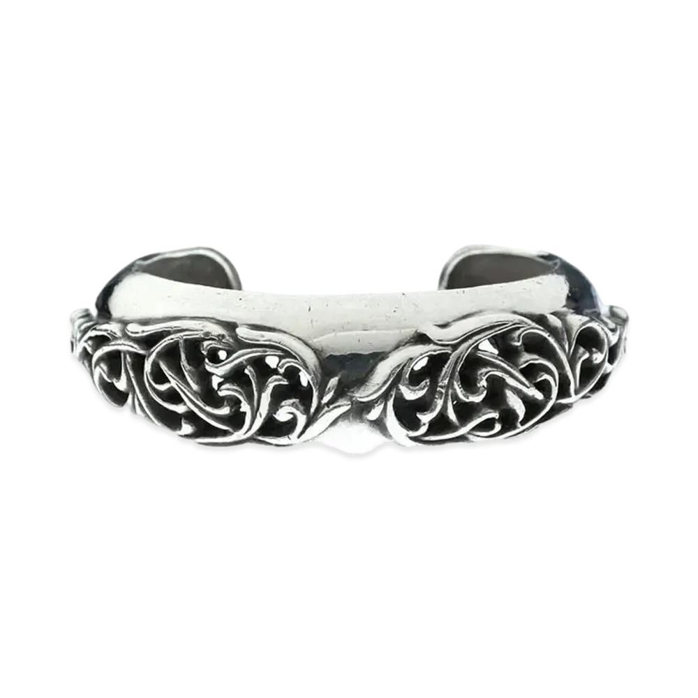 Chrome Hearts Filigree Band Cuff Bangle "Silver"