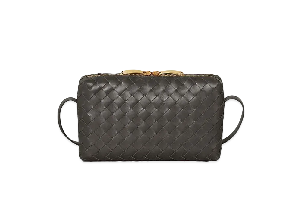 Bottega Veneta Leather Crossbody Bag "Black"