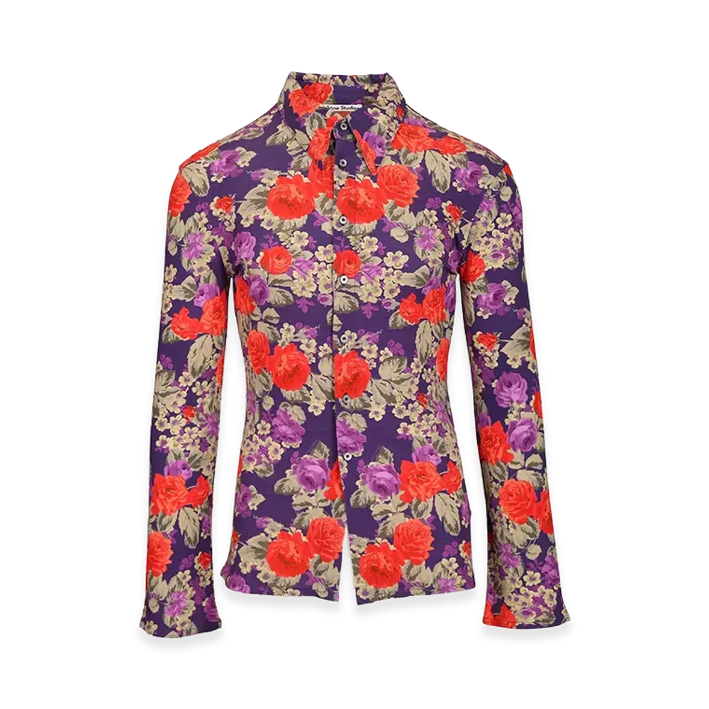 Acne Studios Floral Print Shirt "Multicolor"