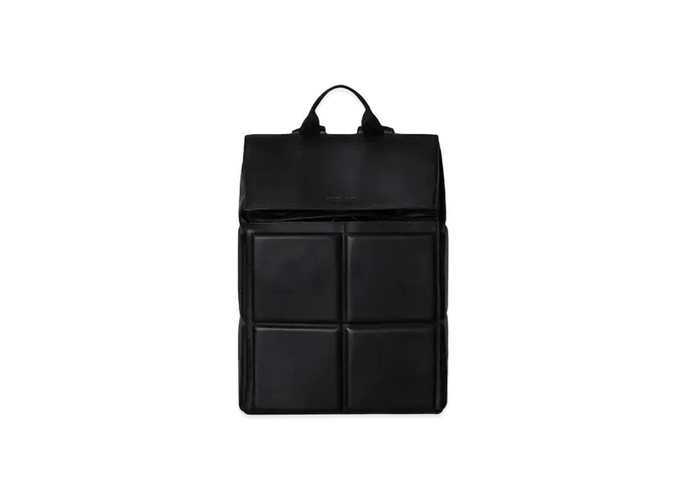 Bottega Veneta Padded Butter Calfskin Backpack "Black"