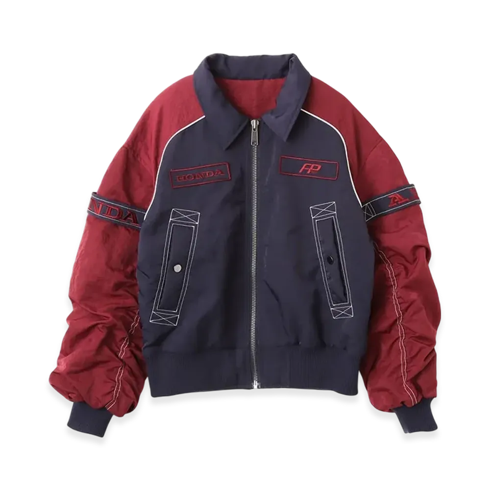 atmos pink x HONDA Bomber Jacket "Navy"
